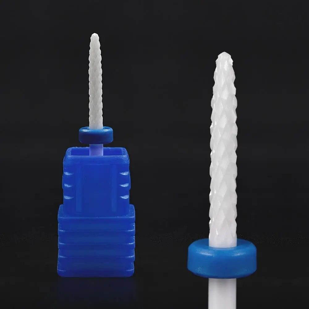 KADS Ceramic Carbide Nail Drill Bit 3/32" Electric Ceramic Cutter Nail File Manicure Pedicure Machine Tool Milling Cutters
