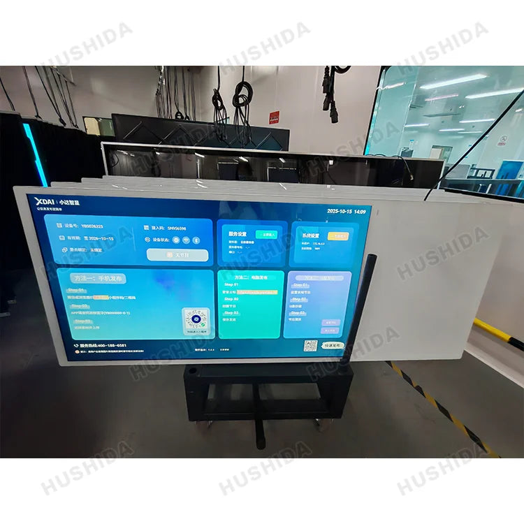 Free Shipping US Stock 65 Inch 4K HD Floor Standing LCD Signage Advertising Display Vertical Touch Totem for Business Solution