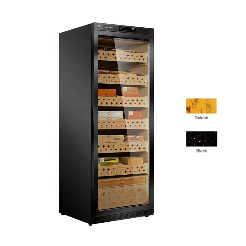 Ready to Ship Raching MON2800A Electric Cigar Humidor With Ammonia Removal Function Cigar Cabinet Accessories