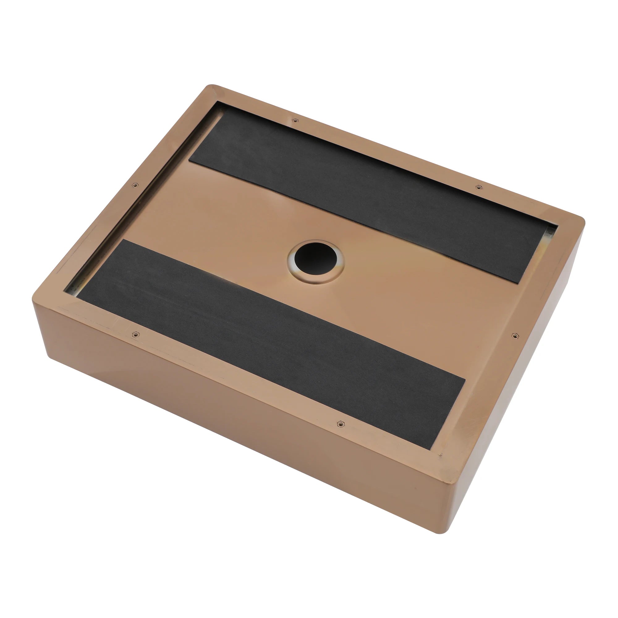 CUPC 19"X15" Rose Gold Stainless Steel Bathroom Basin  Sink with Sleek Pop-Up Drain Free Shipping From US Warehouse