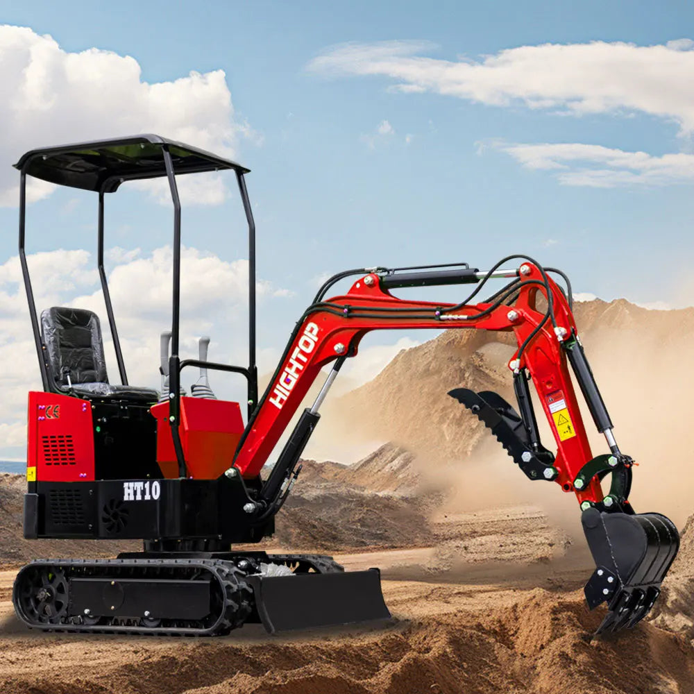 Free Shipping Arrived in Seven Days  Excavator Engine EPA Digger Farm Small Excavators 1 Ton Mini Crawler Excavator