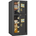 Free Shipping Office 2 Door Lockers Big Capacity Large Jewellery Safety Box for Home Office Safety US Warehouse