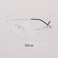 BCLEAR Titanium Rimless Fashion Designer Eyeglasses Optical Glasses Frame Men and Women Eyewear Lightweight Flexible Spectacle