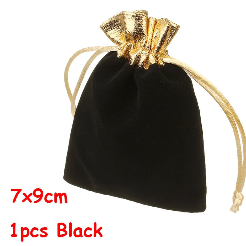 Louleur Drawstring Velvet Bag Drawstring Calabash Pouch Jewelry Packaging Bag Wedding/Christmas Favor Pouches & Gift Bags