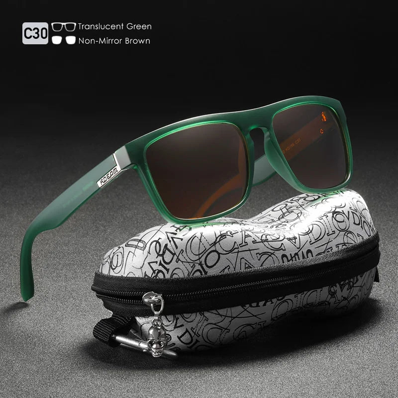 KDEAM High Fashion Polarized Sunglasses For Men and Women UV-Block Night Driving Glasses Photochromic lentes de sol mujer