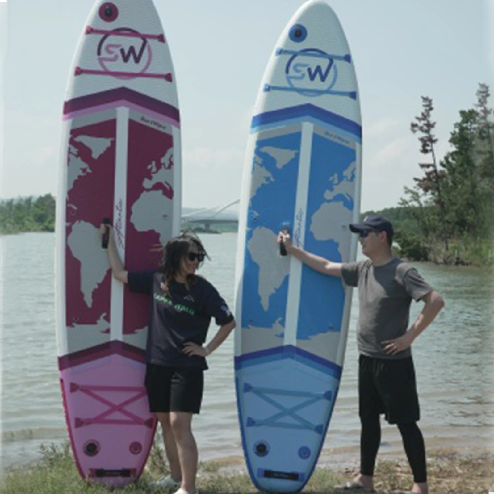 2025 New Style Durable Stand-Up Paddleboarding Surf Board with Accessory Free Shipping in US!