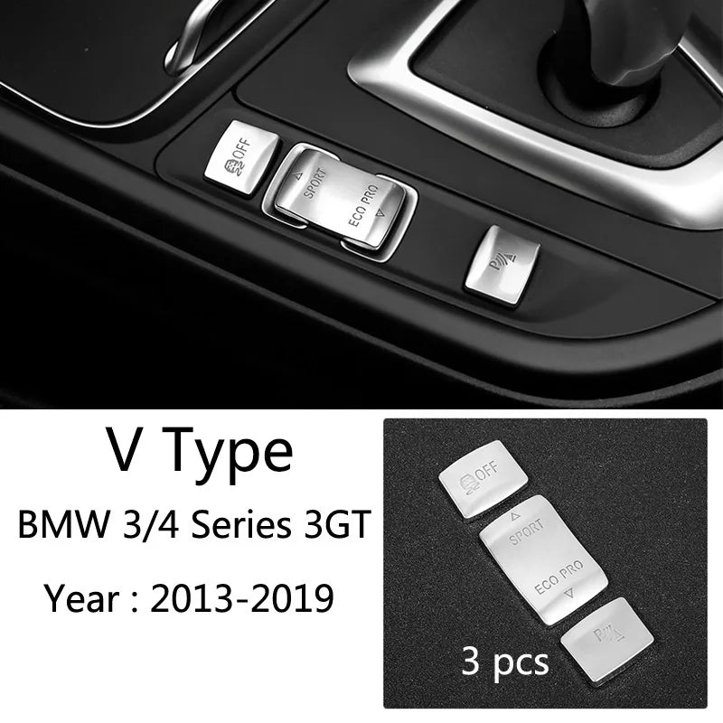 Per BMW Serie 3 4 3GT F30 F31 F32 F34 F36 316li 320li Accessori per auto Pannello di controllo del cambio Striscia decorativa di copertura
