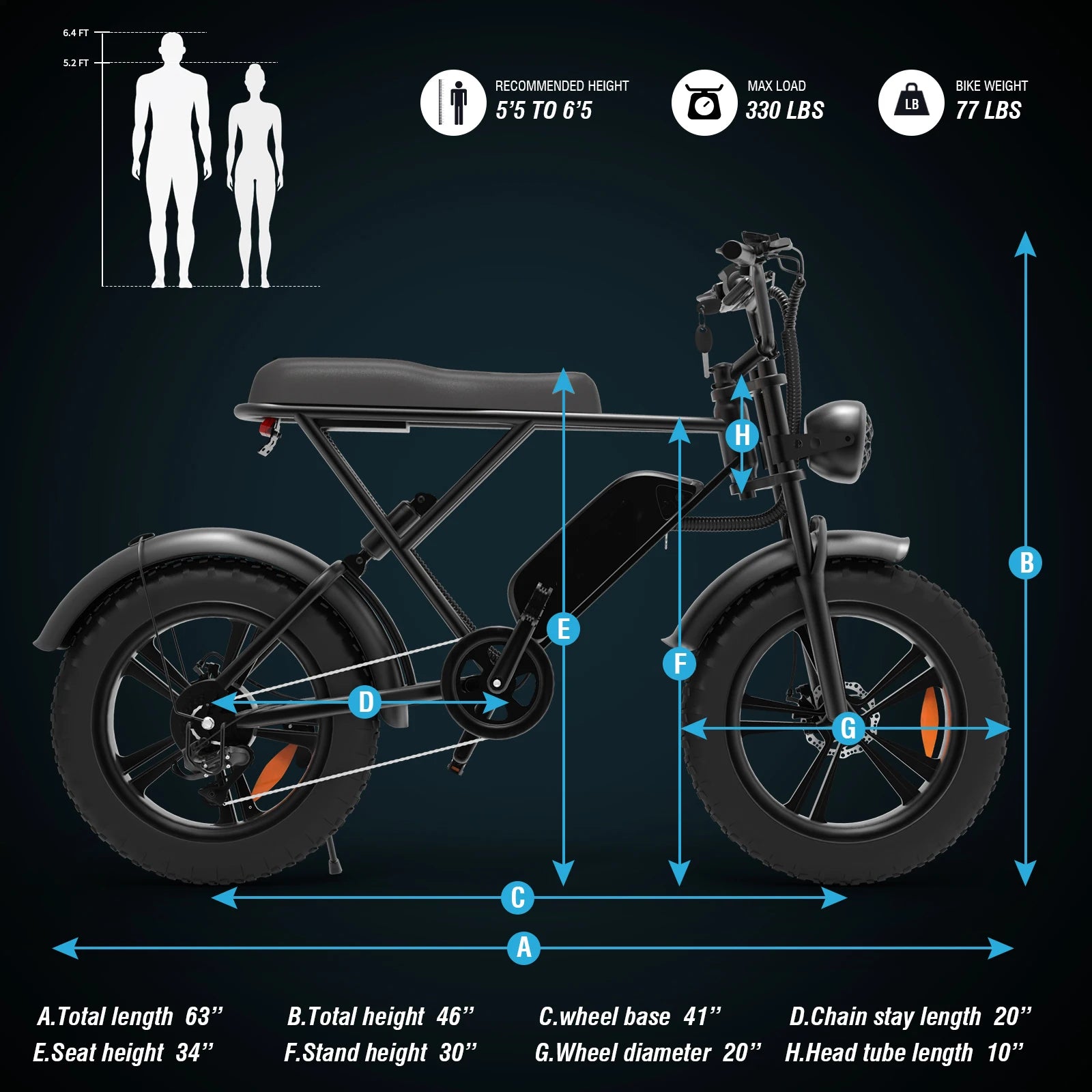 Free Shipping US Warehouse Ready Stock Electric Bike 1000W 48V 20Ah 20*4Inch Fat Tire Mountain Road US Popular E-bike Long Range