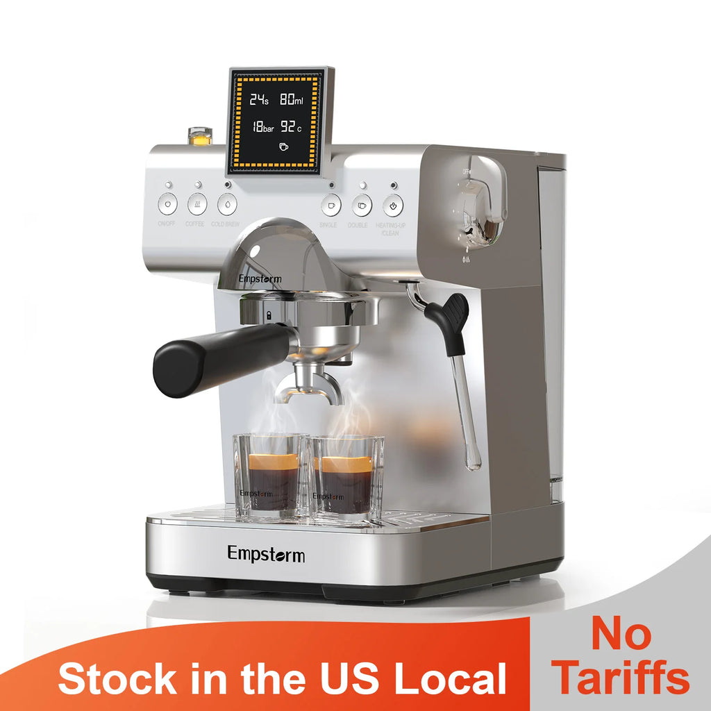 For Professional Semi Automatic Electric Commercial Coffee Maker Barista Cold Brew Espresso Machine Household Use Stock US