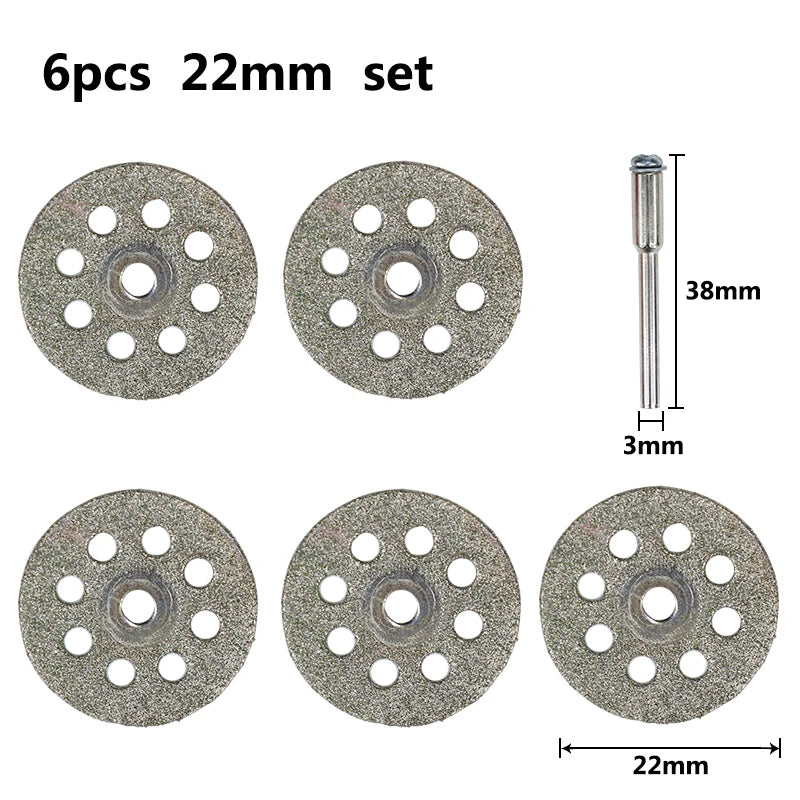 XCAN Mini Cutting Disc for Rotary Accessories Diamond Grinding Wheel Rotary Tool Circular Saw Blade Abrasive Diamond Disc