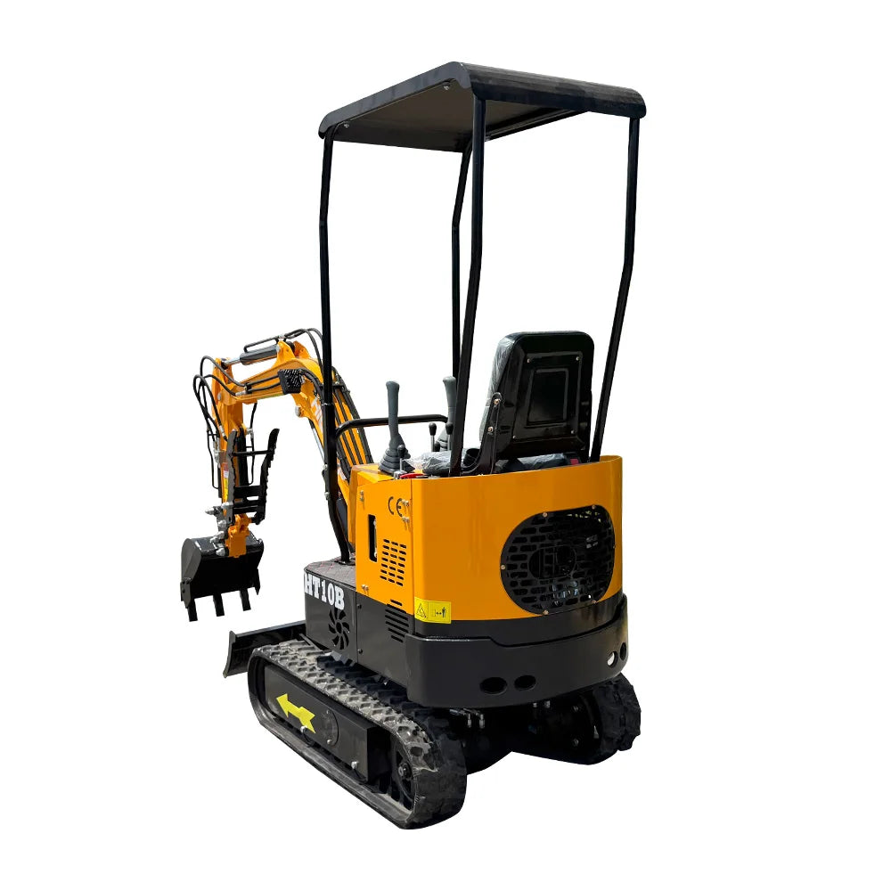 Free Shipping Arrived in Seven Days  Excavator Engine EPA Digger Farm Small Excavators 1 Ton Mini Crawler Excavator