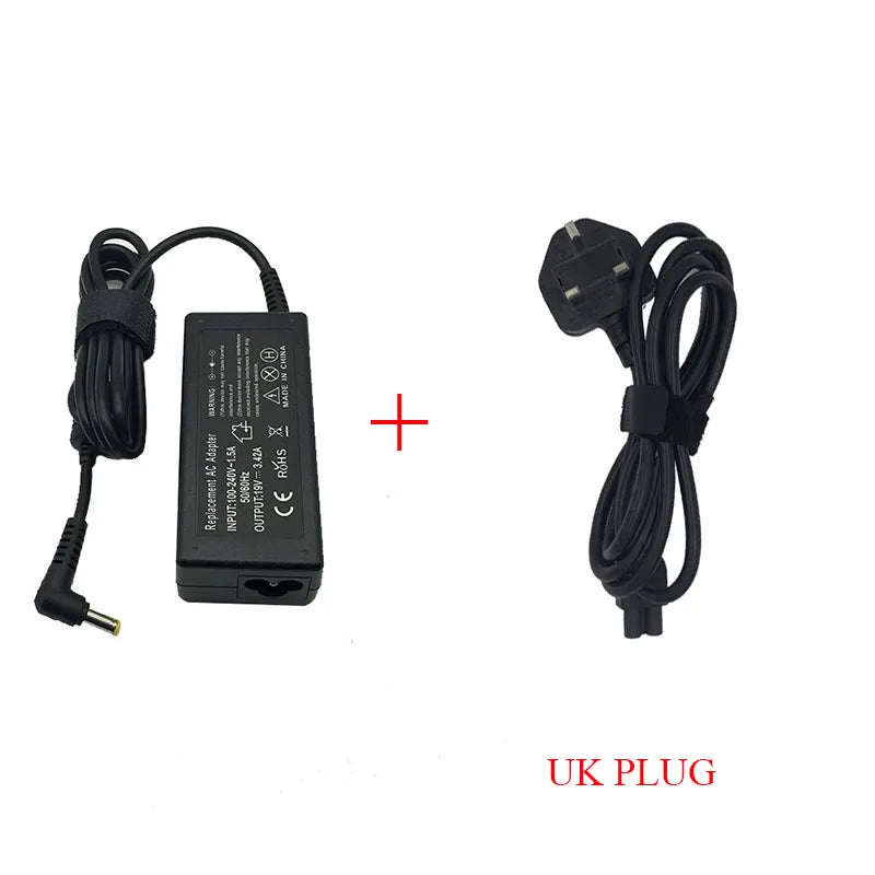 19V 3.42A 65W 5.5*1.7mm AC Laptop Charger Adapter For Acer Aspire 5315 5630 5735 5920 5535 5738 6920 6530G 7739Z Power Supply