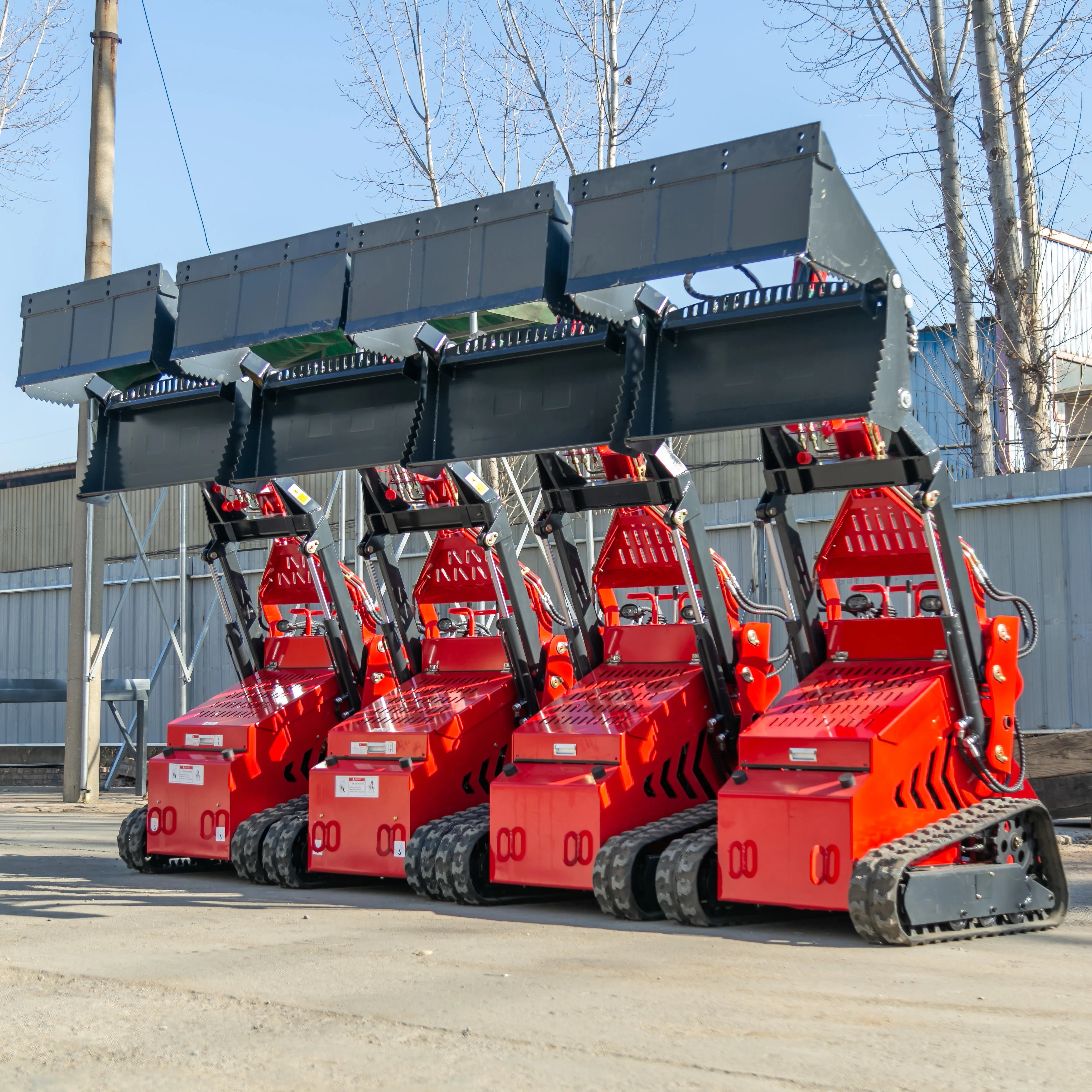 High Quality 450kg Crawler Skid Steer Loader USA in Stock Free Shipping Within 3 Days Delivery EPA CE Engine