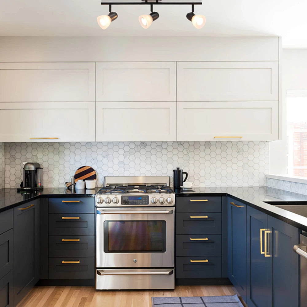 US Free Shipping Modern Commercial Adjustable Black Gu10 Led Spot Light Track Lighting Fixture for Shopping Mall Villa Apartment