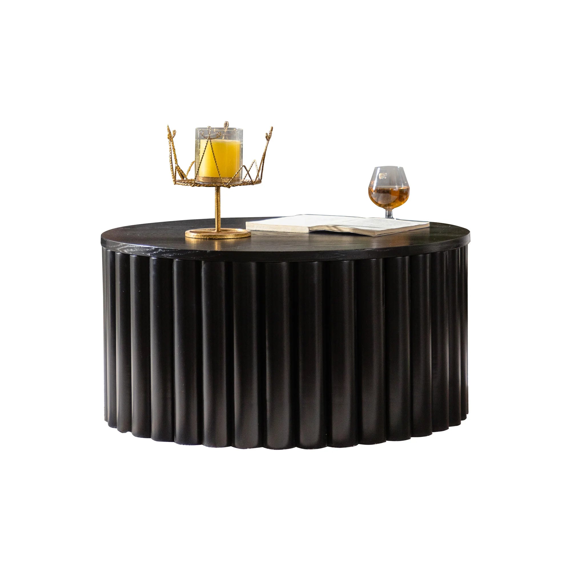 Modern Coffee Table Adjustable Height Foldable Design Handcrafted Wooden Frame No Assembly Required for Hotel Home Living Room