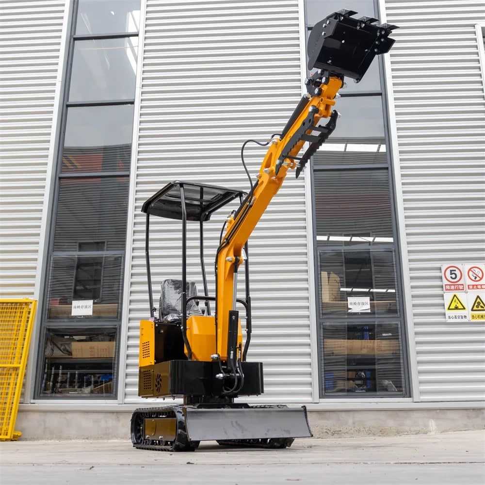 Free Shipping   Mini Excavator Brand New Small Digging Machine 1000kg CE EPA EURO 5 Mini Excavator Mini Digger