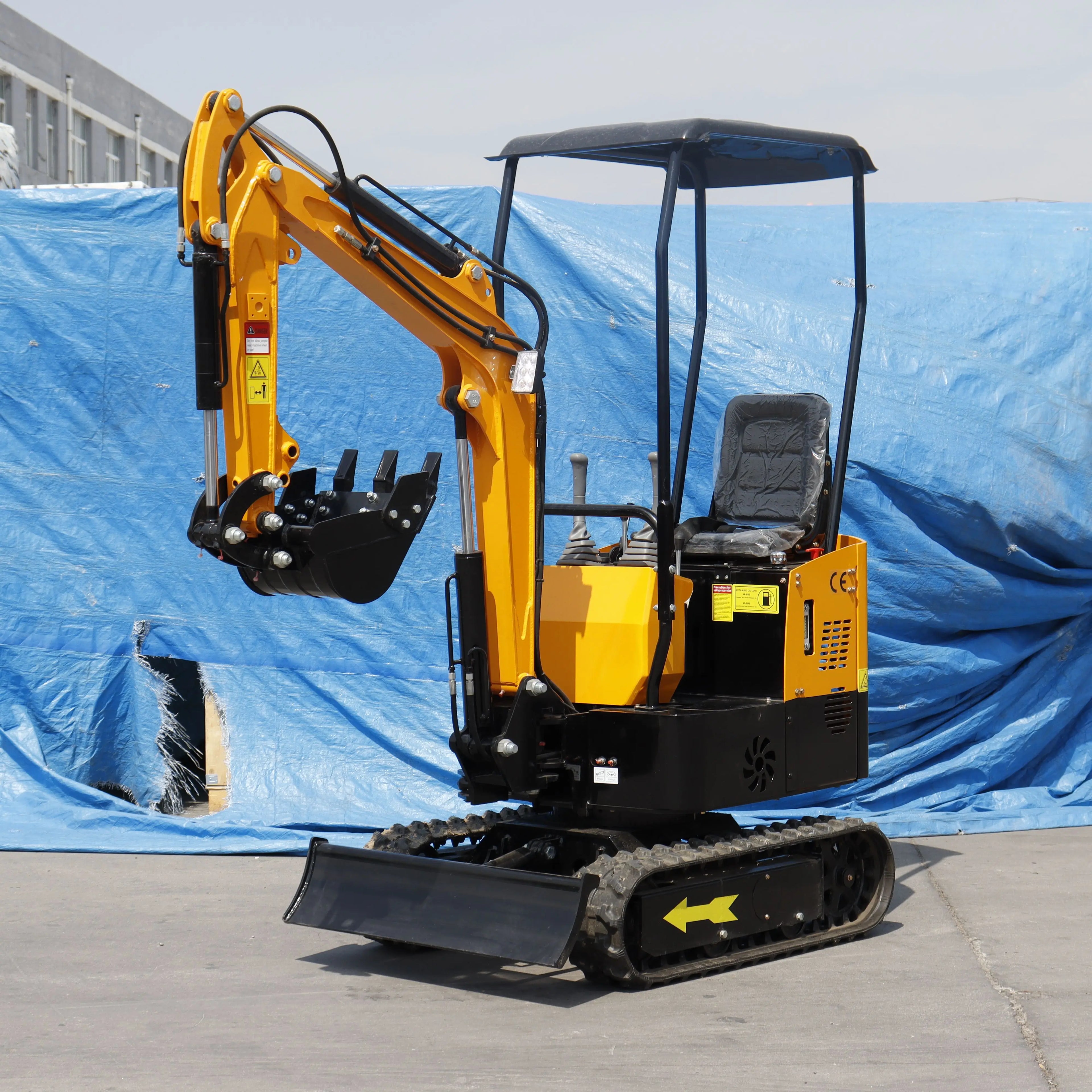 FREE SHIPPING HIGHTOP Landscaping Digging Machine Mini Excavator 1Ton  Small Excavator Fast Delivery in USA Warehouse