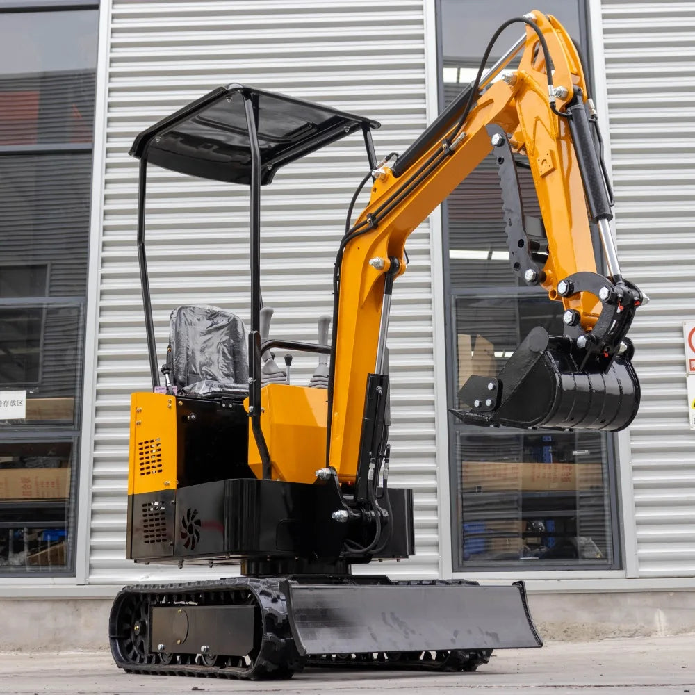 Free Shipping Arrived in Seven Days  Small Excavator 1Ton Hydraulic Crawler Micro Diggerr Bagger Customize New Excavator