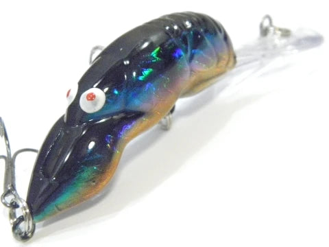 wLure Fishing Lures 10g 9cm Crawfish Insect Bait Deep Water Crankbait Tight Action in Water 2 #6 Treble Hooks C569