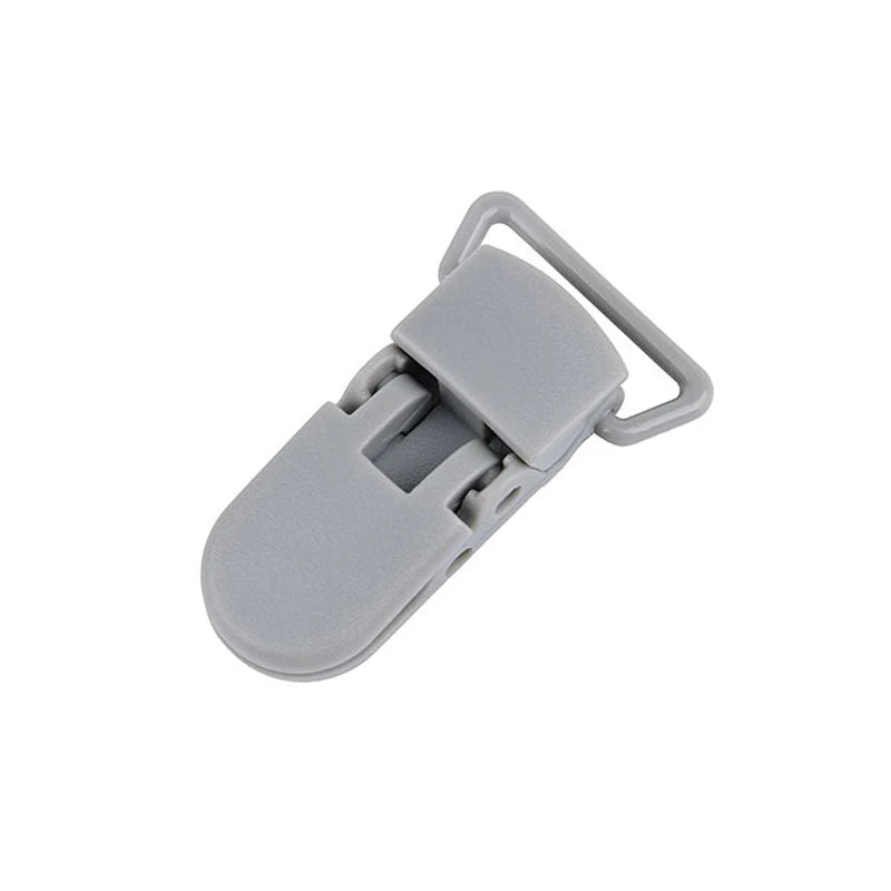 10pcs/lot Baby Nipple Plastic Clasp 20mm Colorful Silicone Beads Chain Making Accessory Feeding Tools For Infant Pacifiers Clip