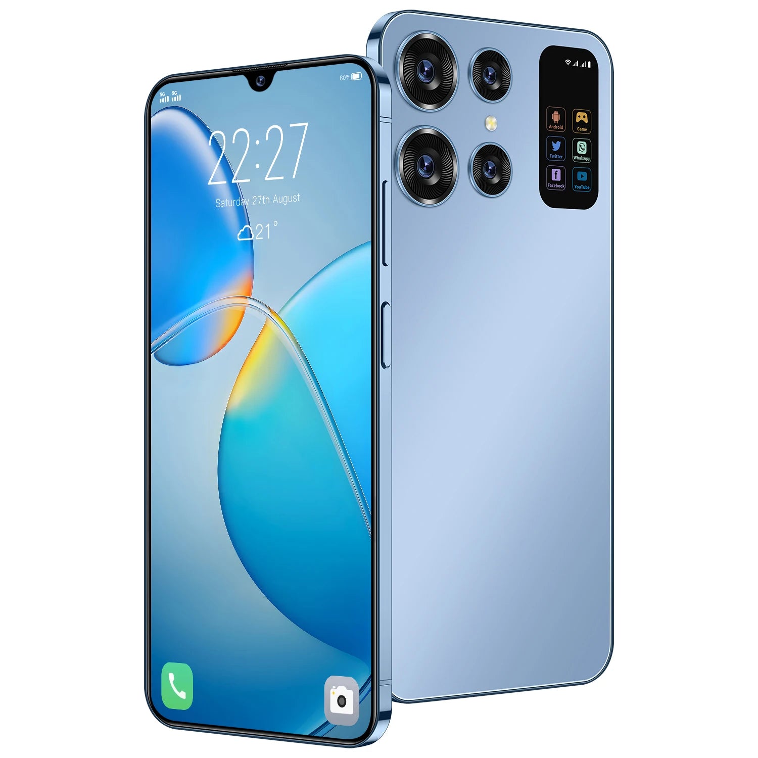 S24 Ultra Phone 7.0 Inch Android Smart Mobile Phone with 48MP+108MP Face Unlock and Full Display 16GB+512GB Free Shipping