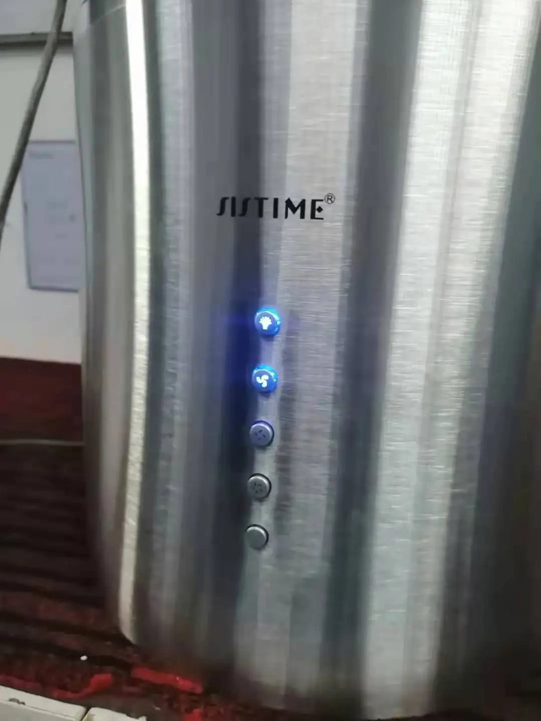 New Design Island Cylindrical Stainless Steel Commercial Hotel Kitchen Range Hood Vented Electric High Airflow