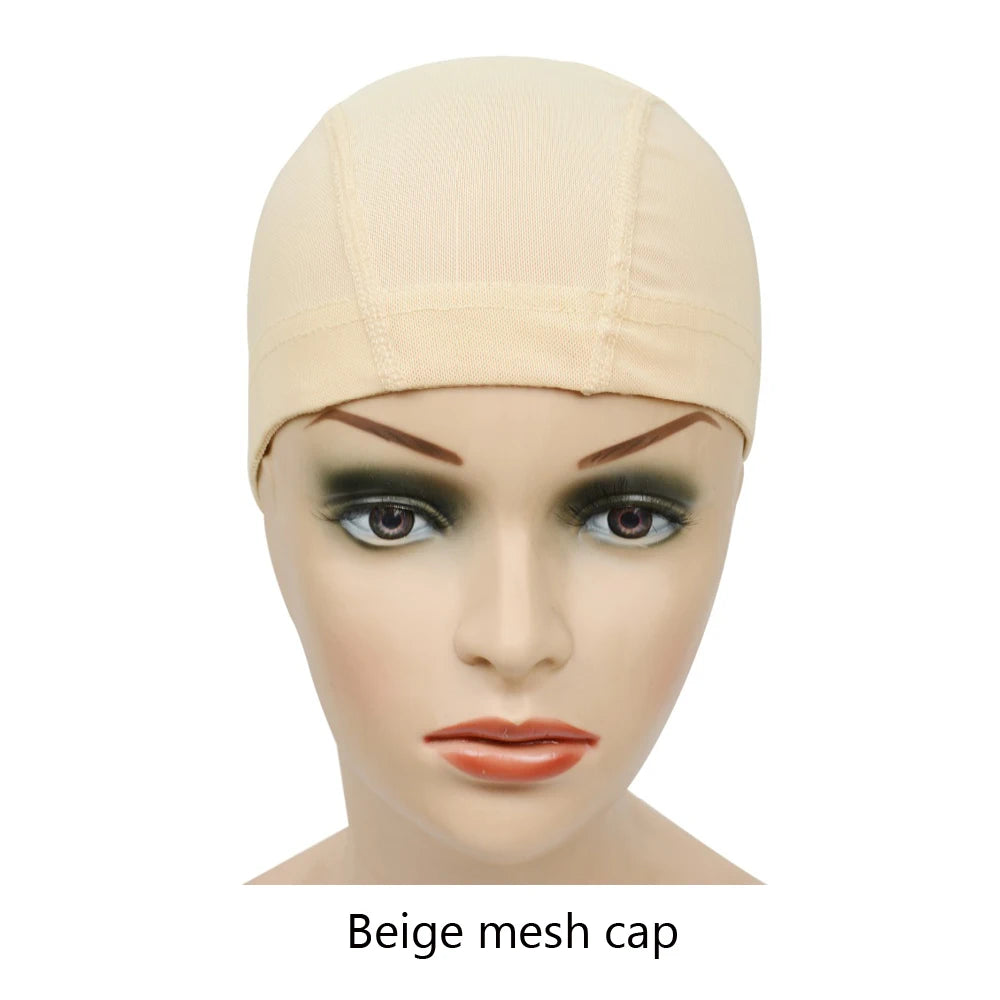 5 Pcs/lots Dome Caps Mesh Caps Wig Caps for Making Wigs Weaving Caps Hair Nets Elastic Nylon Breathable Mesh Hairnets