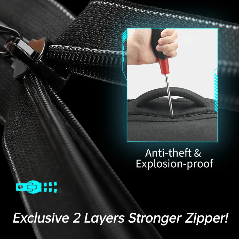 Tigernu Men's Backpack Fashion Travel Backpacks Male Anti Theft USB Charging 15.6 Laptop Backpack Waterproof School Bags For Men