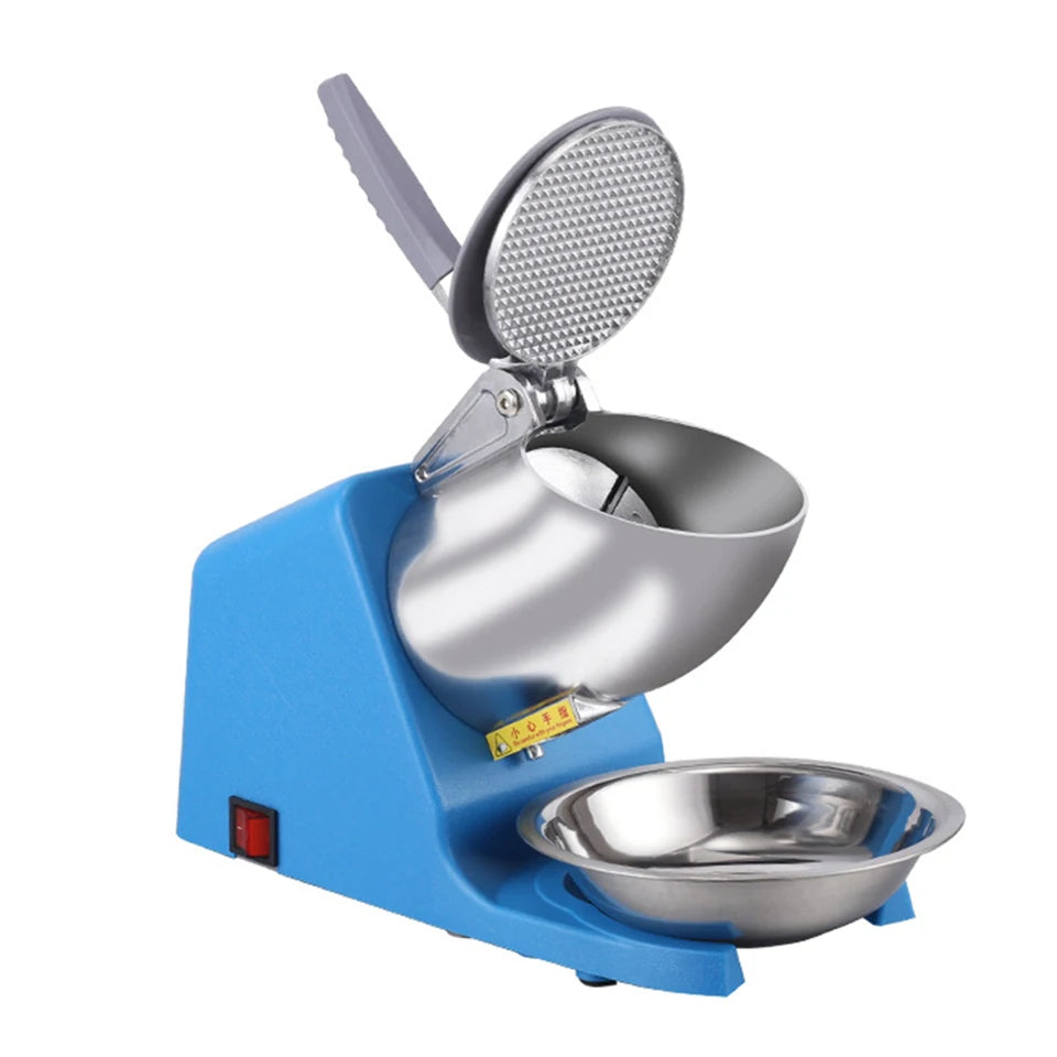 HD108 Shaved Ice Machine Snow Cone Machine Ice Crusher with Stainless Steel Blade Kitchen Electric for Shaved Ice and Snow Cone