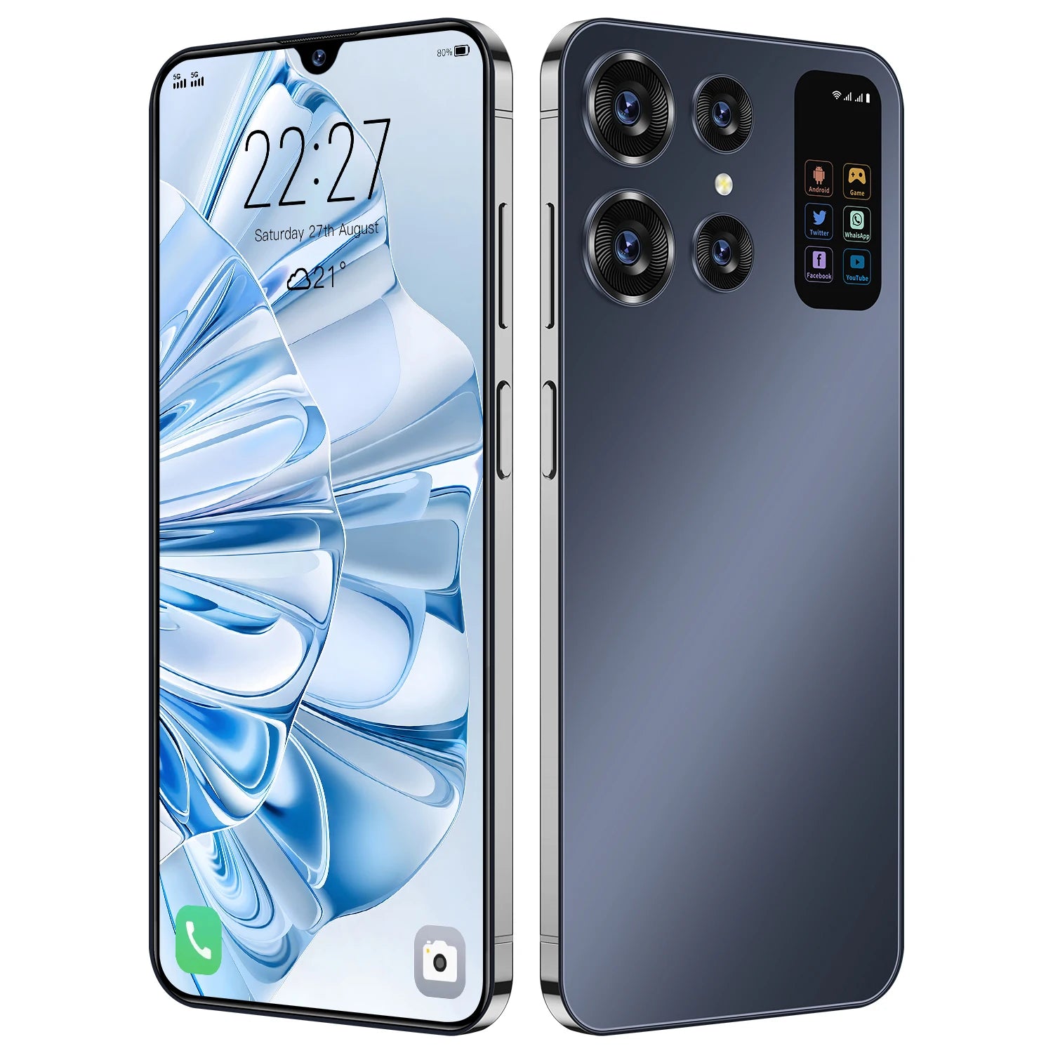 S24 Ultra 5G Android Smartphone 7 Inch Full Display 48MP+108MP Dual Camera Face Unlock 16GB+512GB Free Shipping