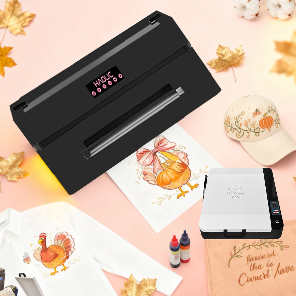 Good Price Haolic Compact A3 DTF Printer And Oven all in one dtf printer Paper Free Shipping To US For Any Textile T-shirt