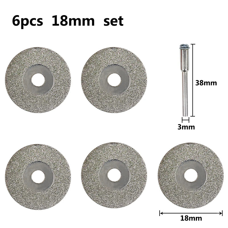 XCAN Mini Cutting Disc for Rotary Accessories Diamond Grinding Wheel Rotary Tool Circular Saw Blade Abrasive Diamond Disc