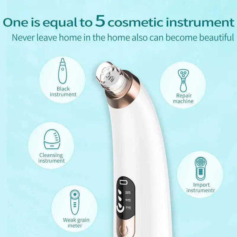 Eu Us in Stock Comedone Extractor Vacuum Blackhead Remover Machine Free Shipping Vacuum Pore Cleaner