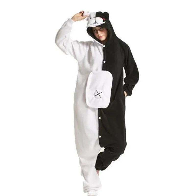 Blue Stitch Kigurumi Animal Adults Cat Bear Shark Onesies Pajama Raccoon  Costumes Dragon Jumpsuit Christmas