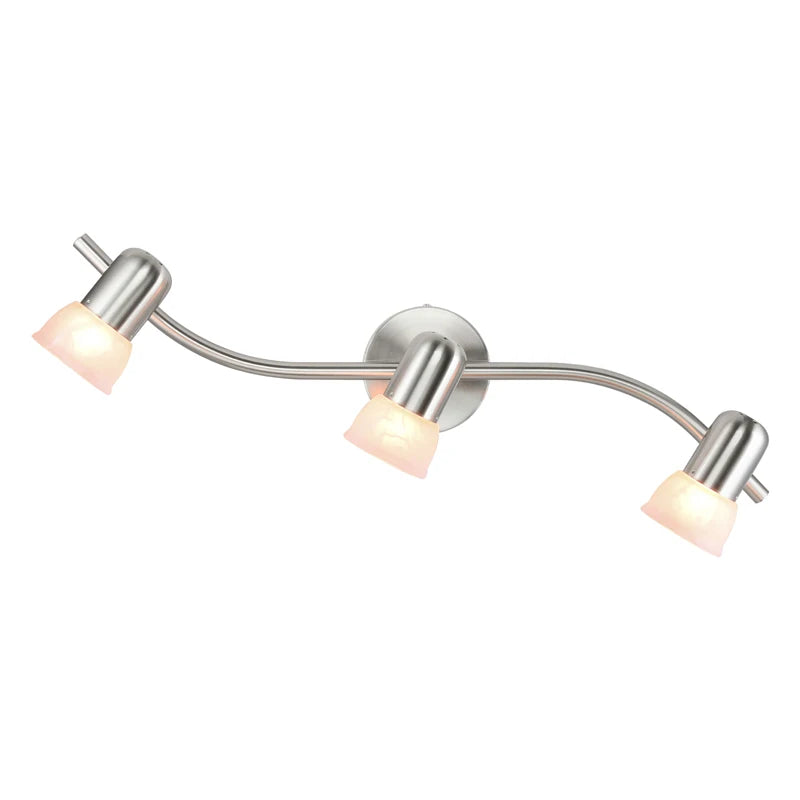 US Free Shipping Indoor Ceiling Mounted Dimmable 50W Adjustable 3 Head Track Spot Light Led Track Light for Shop Art Gallery