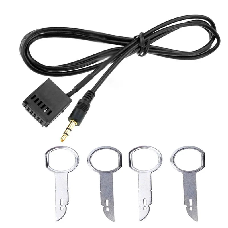 Cavo adattatore AUX-IN Biurlink 6000CD per autoradio 6000CD AUX CABLE per FORD FIESTA FOCUS 6000 CD