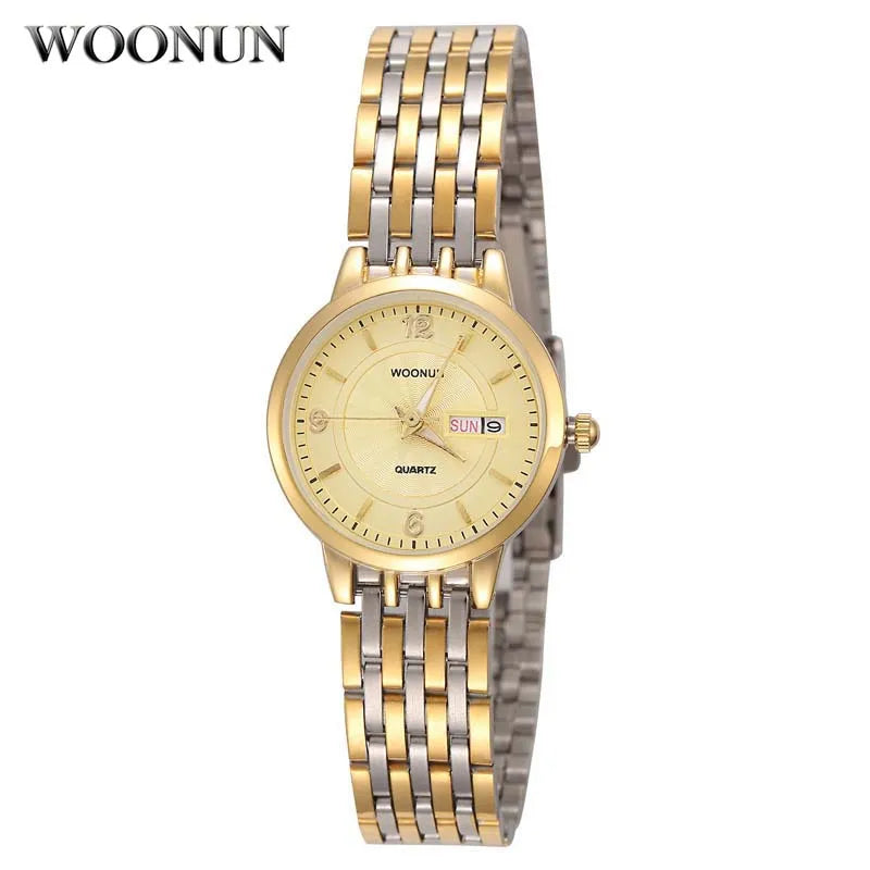 2020 Women Watches Ladies Watches Top Brand Luxury Stainless Steel Date Day Quartz Bracelet Watch For Woman Geneva Gold Watch