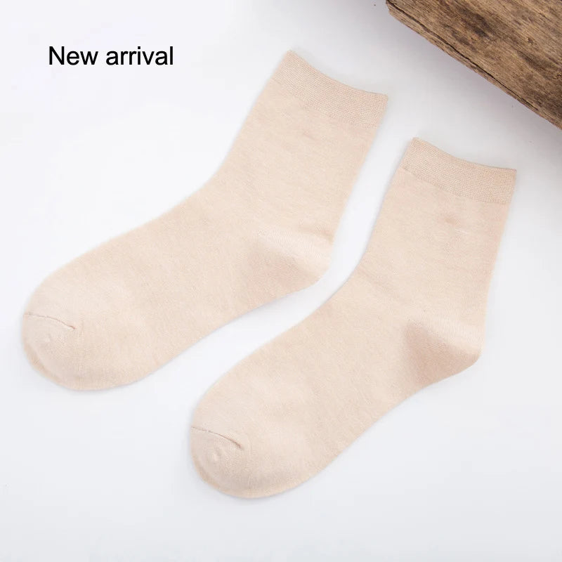 High Quality New Arrival Brand 5Pairs/lot Men Socks Cotton & Bamboo Fiber Classic Business Men's Socks Deodorant Dress Socks