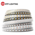 WS2812B RGB IC LED Strip Light 1m 2m 4m 5m Addressable Individually WS2812 30 60 100 144 LEDs Magic Black White PCB DC5V IP30