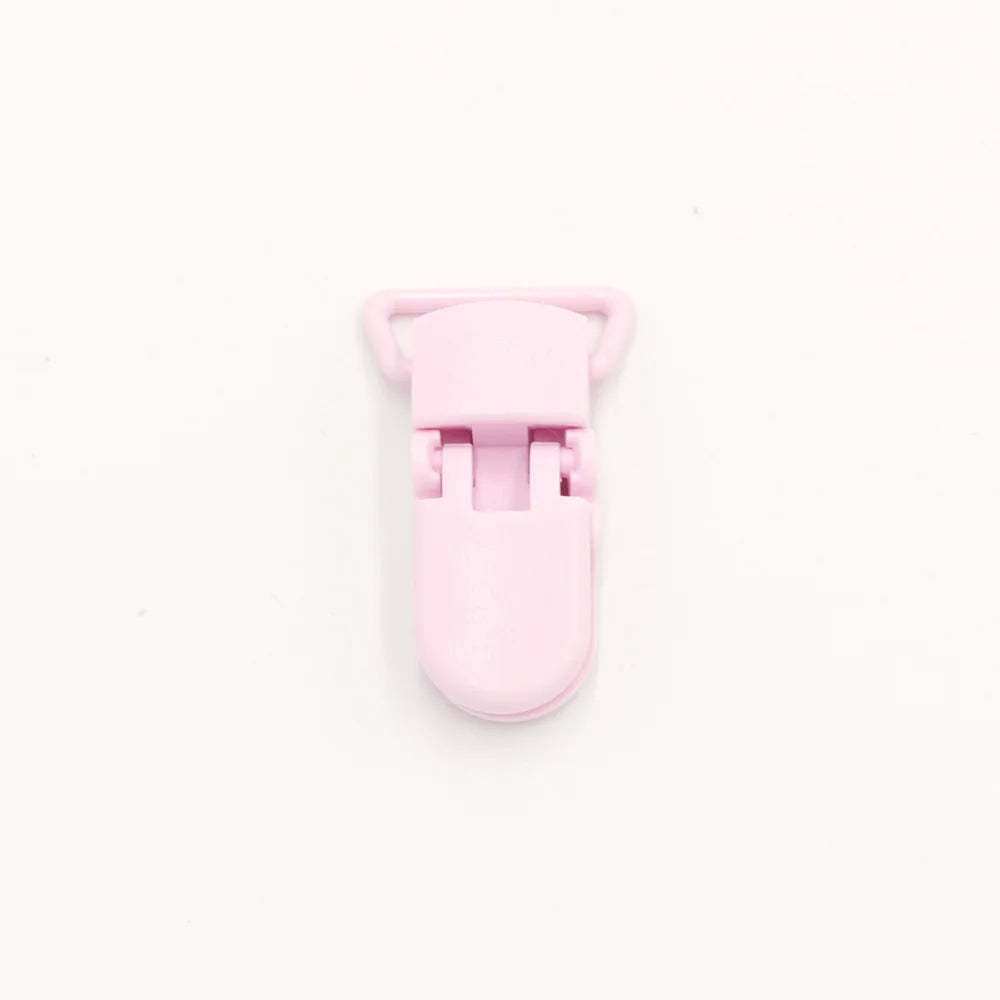 TYRY.HU 5Pcs/Lot Plastic Flat Pacifier Clip Holder Baby Dummy Soother Suspender Toddler Baby Teething Necklace Accessories