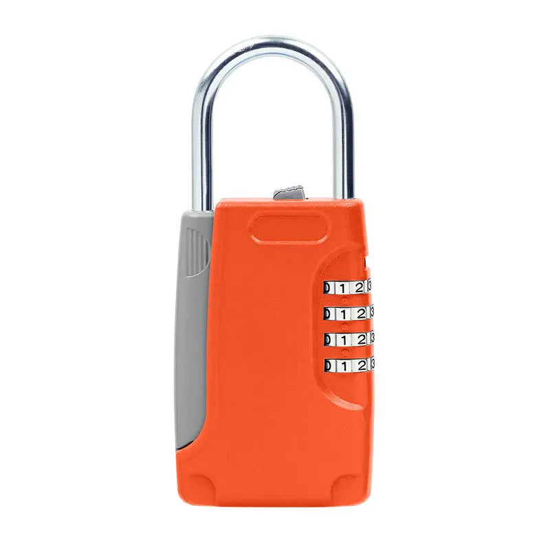 High Quality Hidden Key Safe Box 4-Digital Password Combination Lock With Hook Mini Metal Secret Box For Home Villa Caravan