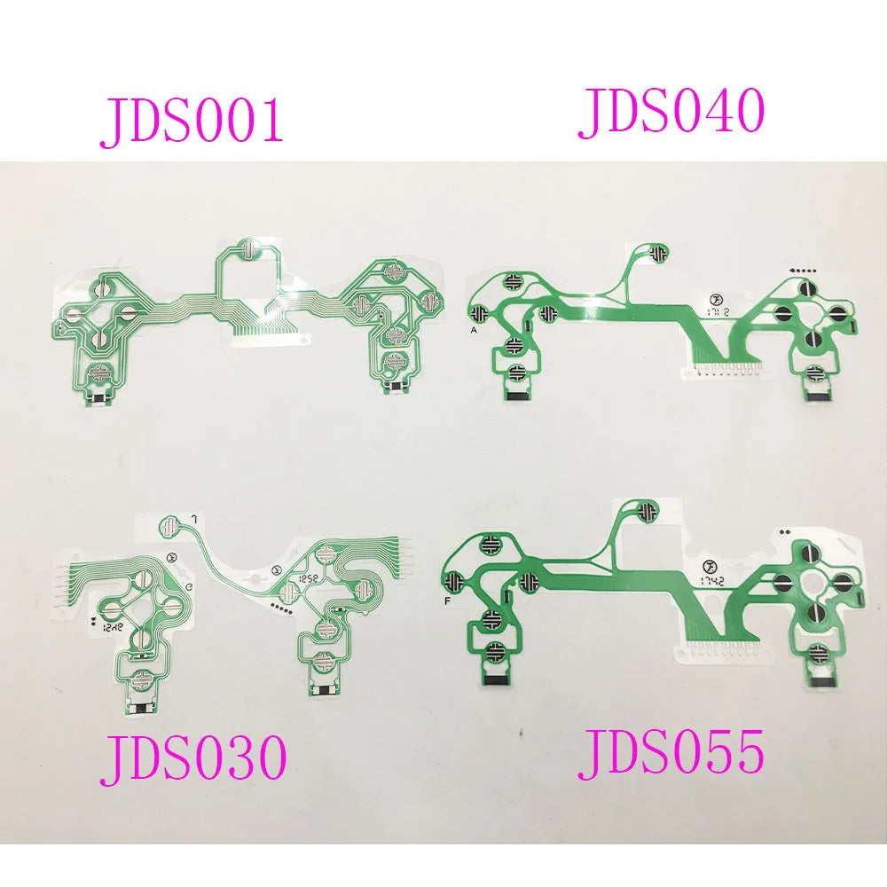 2PCS JDS 001 030 040 055 For Playstation4 Conductive Film Keypad for PS4 Controller DualShock PCB Circuit