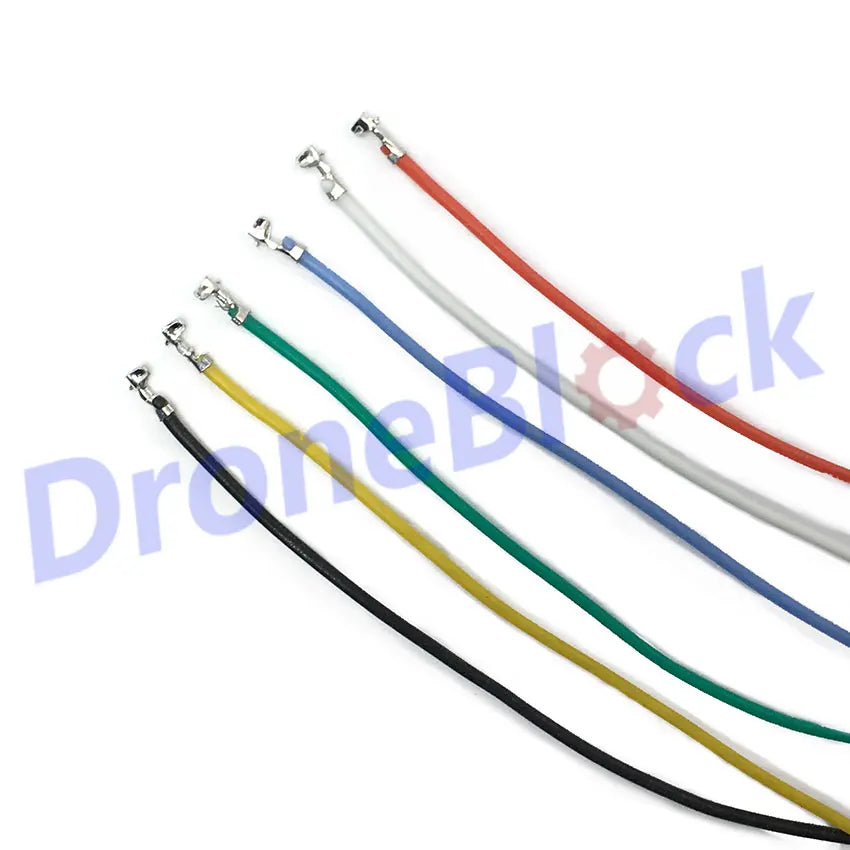 24Pcs JST GH 1.25 Pre-crimped Cables 6 colors Pixhawk2 Pixhack Pixracer Pixhawk4 PXFmini GPS Telemetry OSD Silicone Wire 200mm