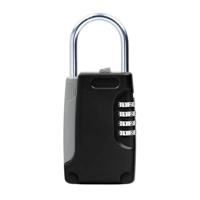High Quality Hidden Key Safe Box 4-Digital Password Combination Lock With Hook Mini Metal Secret Box For Home Villa Caravan
