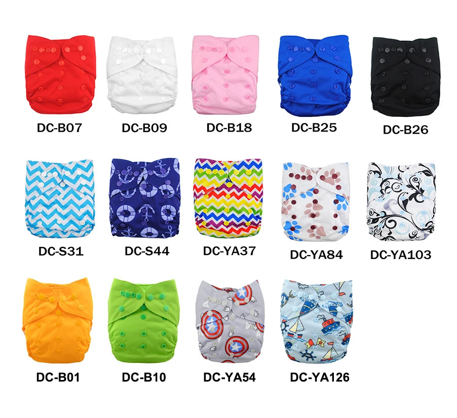 U Pick ALVABABY Reusable Diaper Cover Washable Nappy Cover Easy to Use Cover for Baby