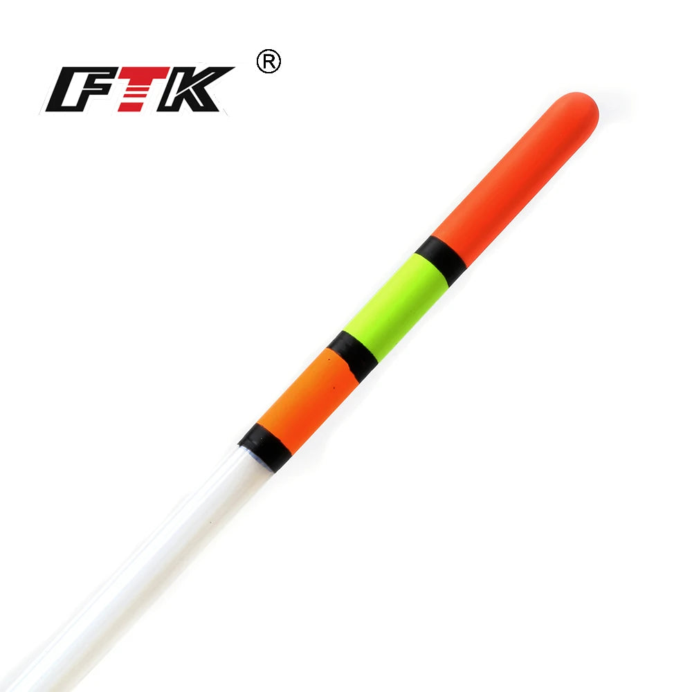 FTK 10PCS/LOT 1.5/2.0/2.5/2.6/3.0G Clear Plastic Fishing Float Carp / Coarse Fishing Floats Tube Mix Sizes