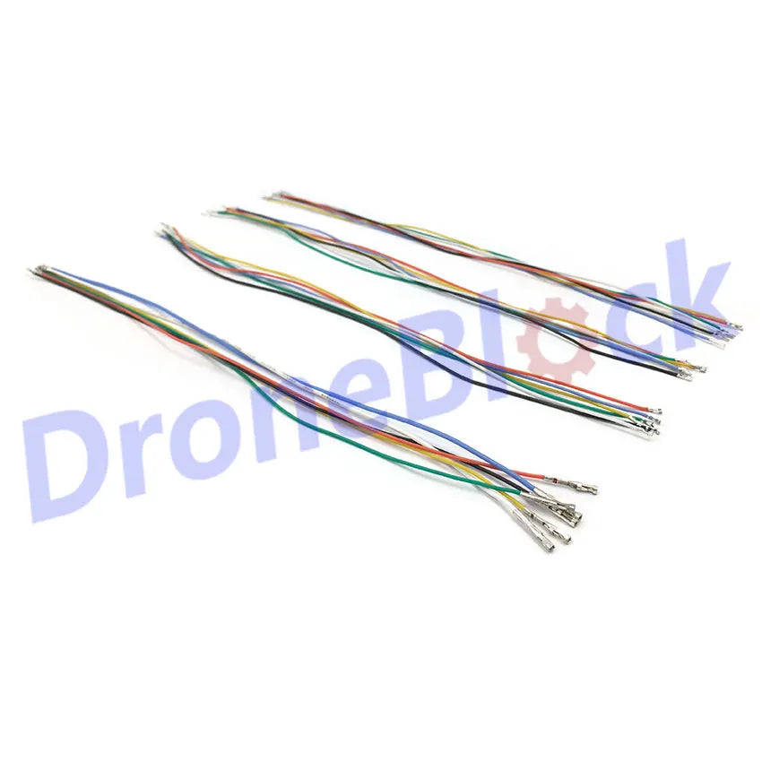 24Pcs JST GH 1.25 Pre-crimped Cables 6 colors Pixhawk2 Pixhack Pixracer Pixhawk4 PXFmini GPS Telemetry OSD Silicone Wire 200mm