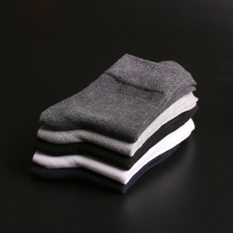 High Quality New Arrival Brand 5Pairs/lot Men Socks Cotton & Bamboo Fiber Classic Business Men's Socks Deodorant Dress Socks