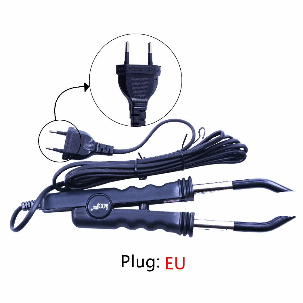 Hair Extension Iron Keratin Bonding Tools Fusion Heat Connector Machine Temperature Fusion Heat Connector Hair Extension Tools