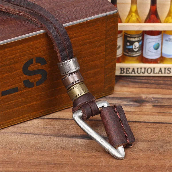 Colar Choker necklaces & pendants Men Necklace Fashion Jewelry Vintage kolye Leather Necklaces Men Statement Necklace for Women